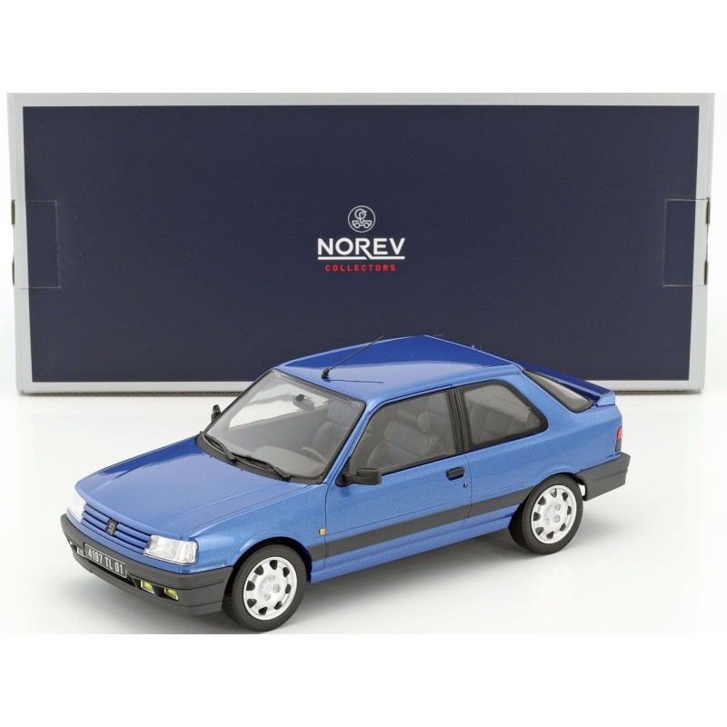 Norev - Véhicule miniature - Peugeot 309 GTi 16 1992 bleu miami - 1:18