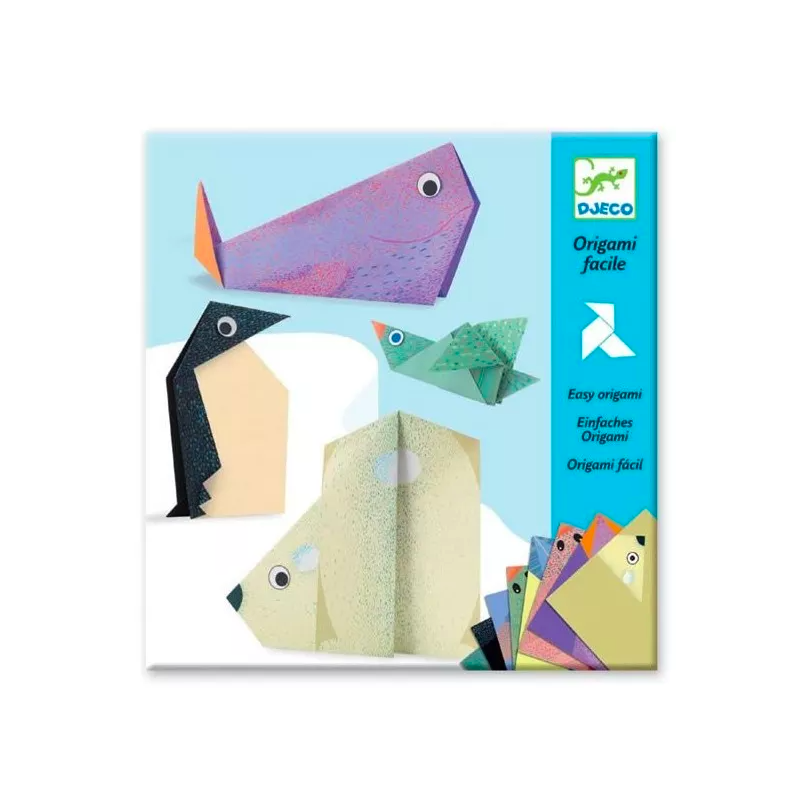 Djeco - DJ08777 - Origami - Les animaux polaires
