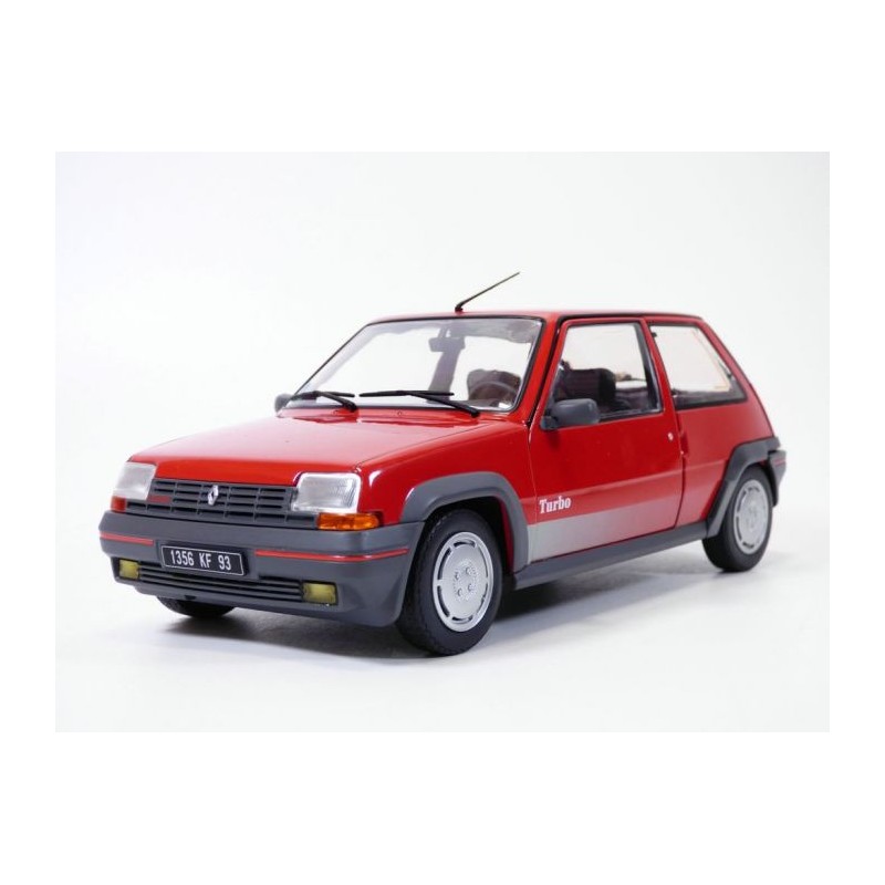 Solido - Véhicule miniature - Renault 5 GT Turbo MK1 rouge 1985 - 1:18