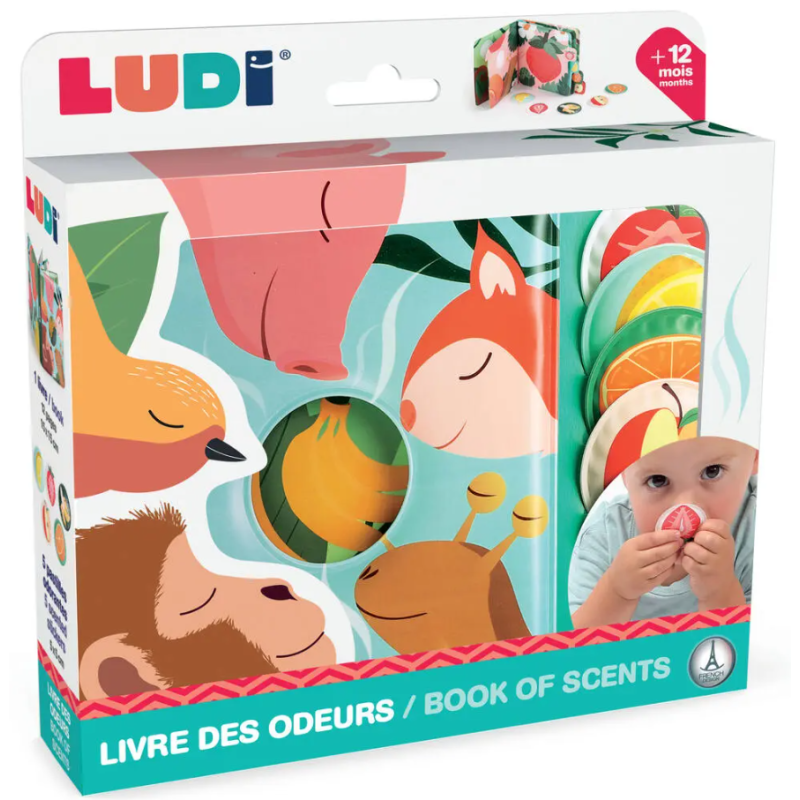Ludimousse - Livre des odeurs de fruits