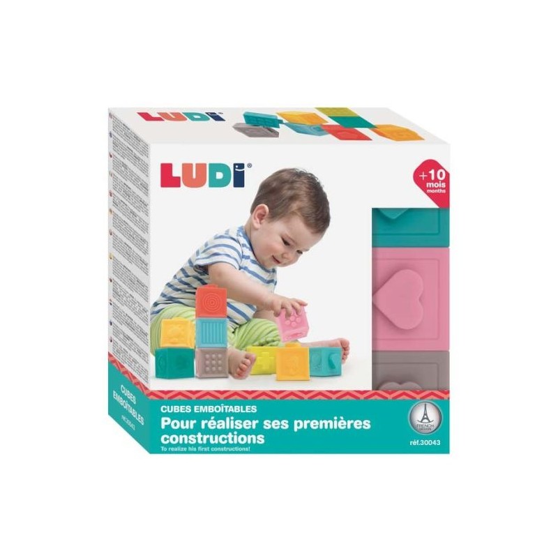 Ludimousse - Cubes sensoriels emboitables