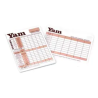 Jeujura - Bloc de 30 feuilles de score pour Yams - A5