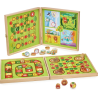 Jeujura Mon Premier Coffret de Jeux ? Coffret en bois 4 jeux simplifiés ? dès 2 ans