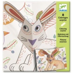 Djeco - DJ09639 - Coloriages surprises - Lapin et Up