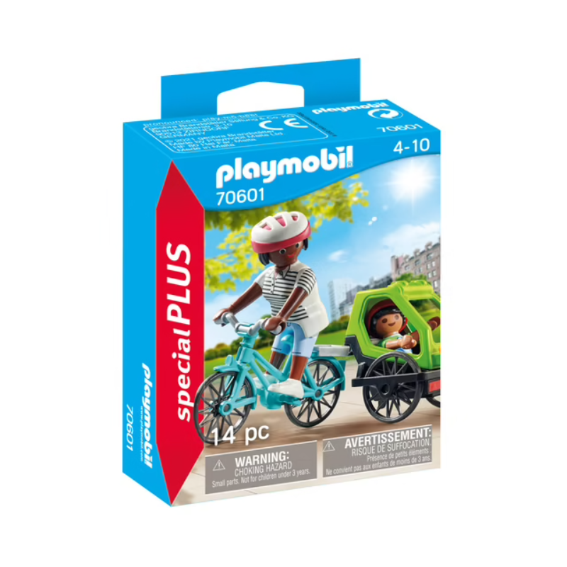 Playmobil - 70601 - Spécial Plus - Cycliste maman et enfant