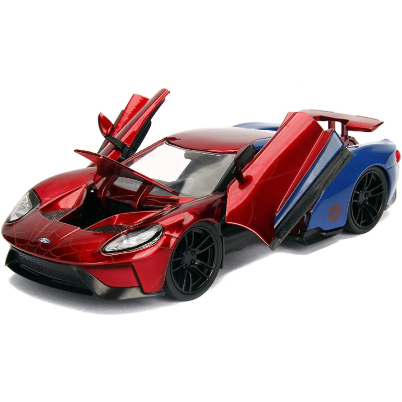 Jada - Véhicule miniature - Ford GT 2017 Spiderman - 1:24