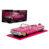 Jada - Véhicule miniature - Chevrolet Impala 1960 rose - 1:24