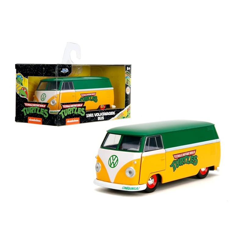 Jada - Véhicule miniature - Bus Volkswagen tortues ninjas - 1:32