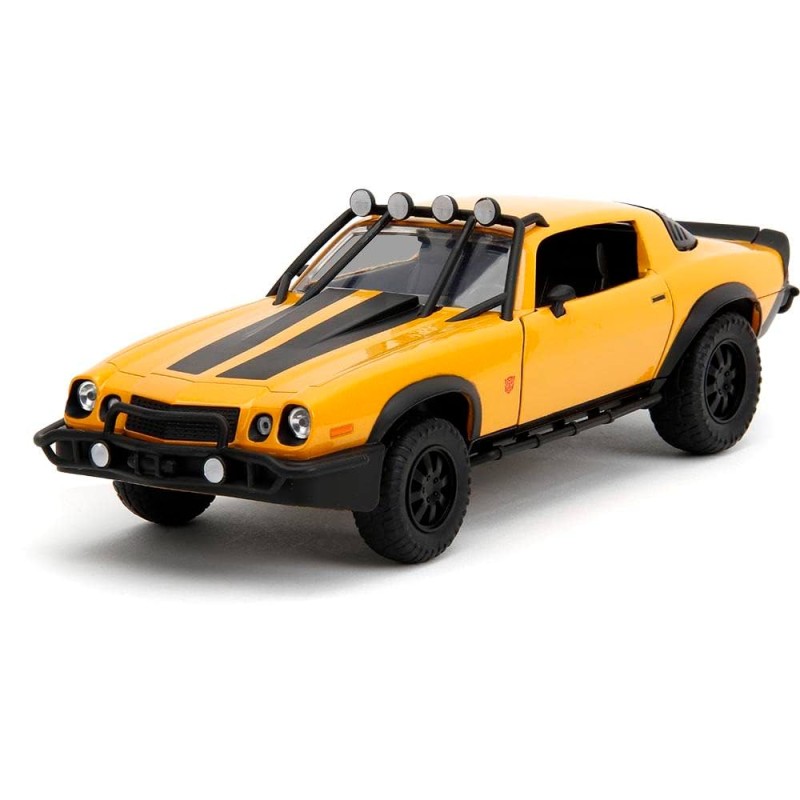 Jada - Véhicule miniature - Chevrolet Camaro Bumblebee avec badge Transformers - 1:24