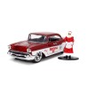 Jada - Véhicule miniature - Chevrolet Bel Air 1957 avec figurine Mère Noel - 1:32