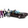 Jada - Véhicule miniature - Batmobile deluxe avec figurines Batman, Robin, Joker,  Pingouin -  1:24