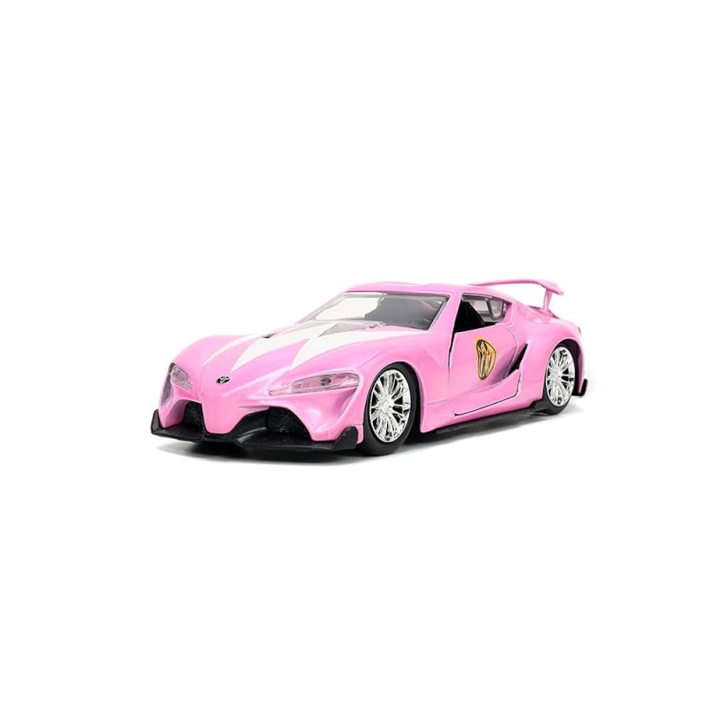 Jada - Véhicume miniature - Toyota FT-1 concept avec Power Rangers rose - 1:32