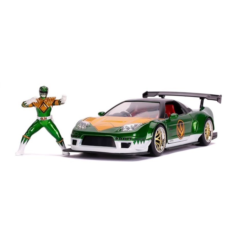 Jada - Véhicule miniature - Honda NSX Type R Japan Spec avec Power Ranger vert