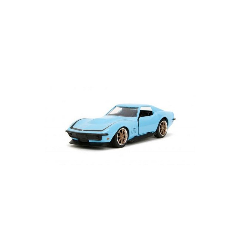 Jada - Véhicule miniature - Chevrolet corvette Stingray 1969 bleue - 1:32