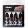 Vallejo - 77254 - Set de peintures métal - Rouge rubis