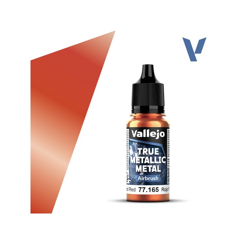 Vallejo - 77165 - Métal airbrush - Rouge forgé