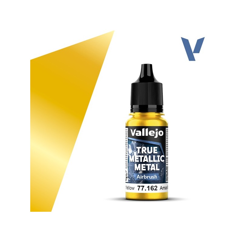 Vallejo - 77162 - Métal airbrush - Jaune éclatant