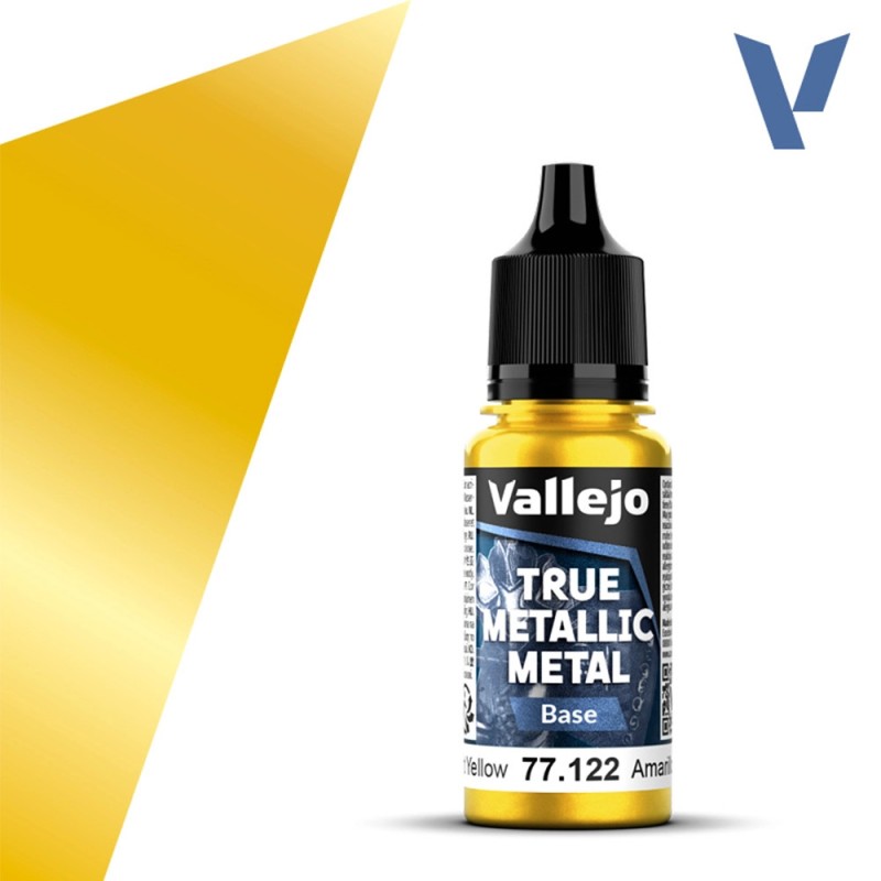 Vallejo - 77122 - Métal base - Jaune éclatant