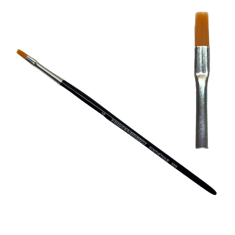 Vallejo - 6 320 - Pinceau brosse à poilds synthétique - 6/320