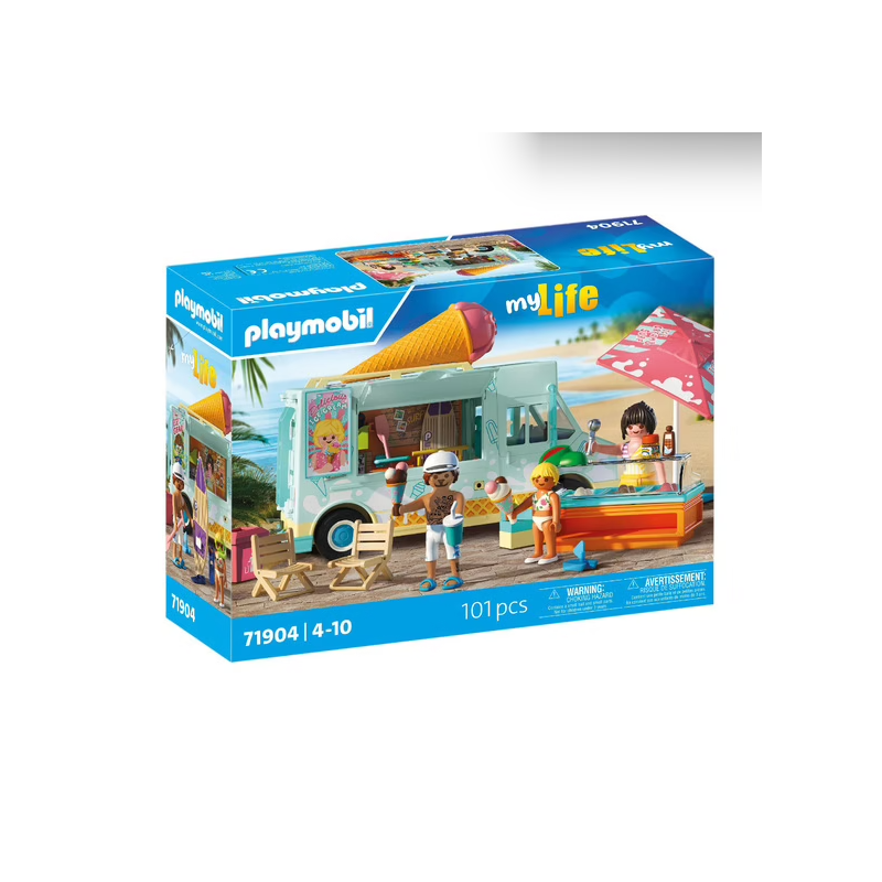 Playmobil - 71904 - My Life - Camion vendeur de glaces
