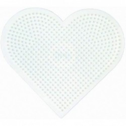 Hama - Perles - 233 - Taille Midi - Plaque Grande coeur