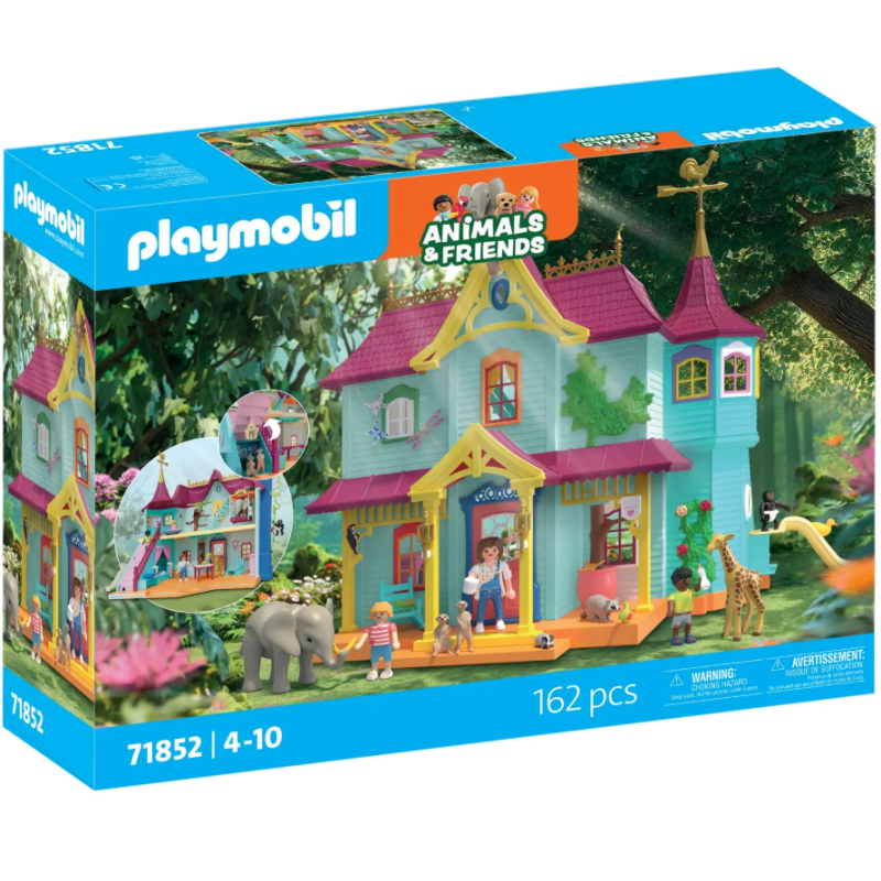 Playmobil - 71852 - Manoir coloré des animaux