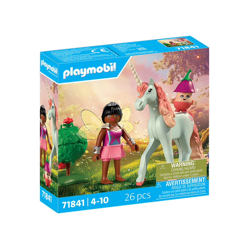 Playmobil - 71841 - Licorne ciel rose avec fée