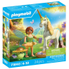 Playmobil - 71840 - Licorne fleur arc en ciel avec fée