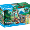 Playmobil - 71819 - Dinos - Brachiosaure avec explorateurs et aéroglisseur