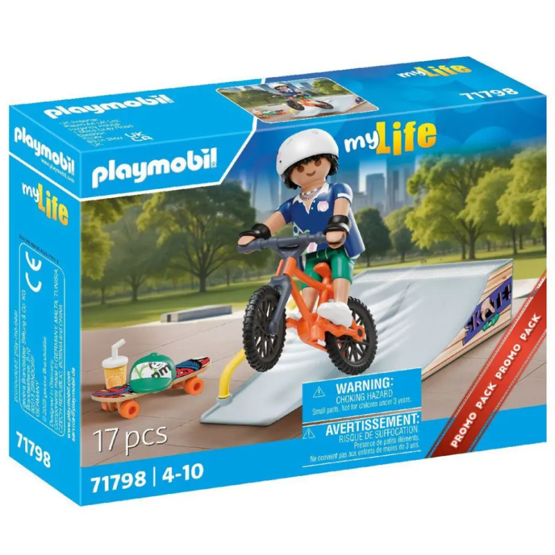 Playmobil - 71798 - MyLife - Rider avec rampe de glisse