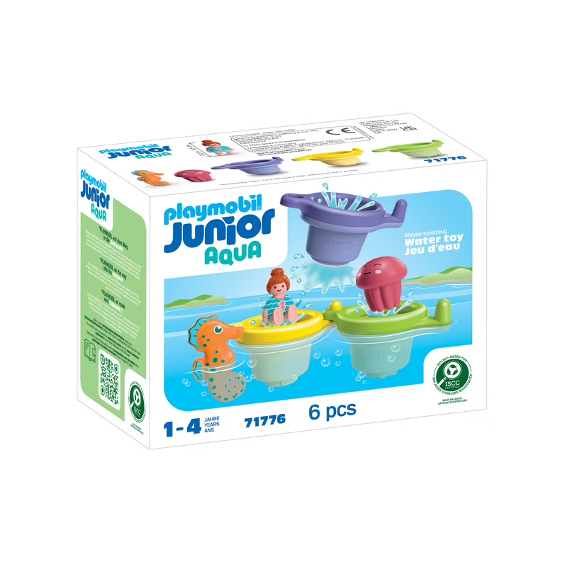 Playmobil - 71776 - Junior - Trio tasses flottantes avec animaux