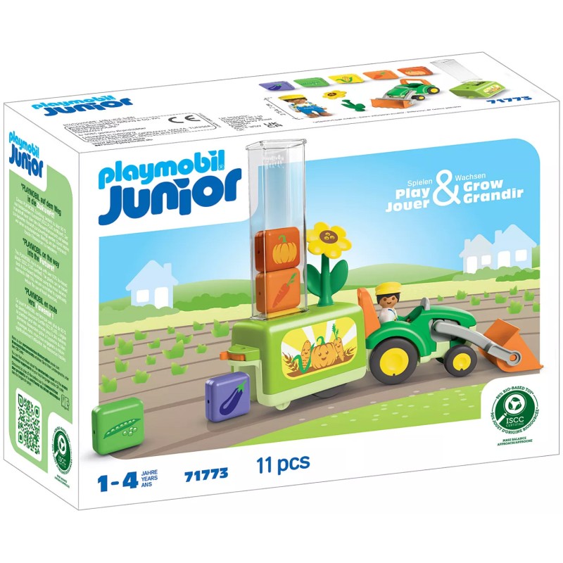 Playmobil - 71773 - Junior - Tracteur avec planteuse