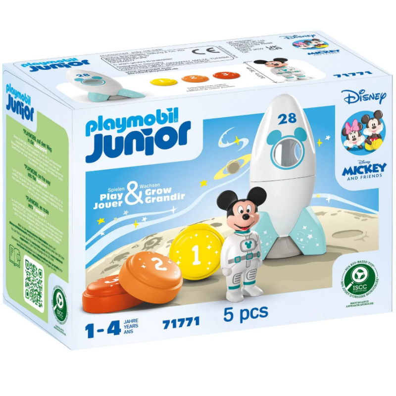 Playmobil - 71771 - Junior aqua - Disney Mickey avec sa fusée