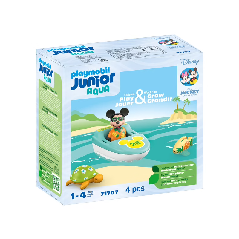 Playmobil - 71707 - Junior aqua - Mickey avec bateau