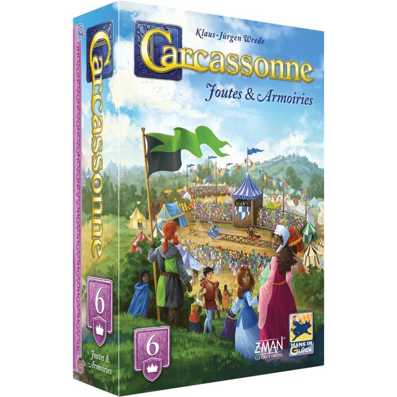 Asmodee - Jeu de société - Extension Carcassonne - Joutes et armoiries