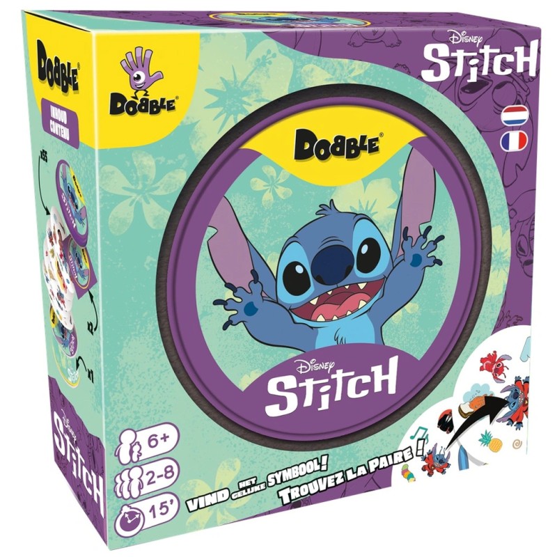 Asmodee - Jeu de société - Dobble Lilo et Stitch