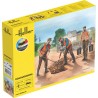 Heller - Maquette -  Starter Kit - Travailleurs routiers - 1:24