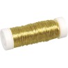 Graine créative - Bobine de fil métallique doré - 0.3mm x 30m