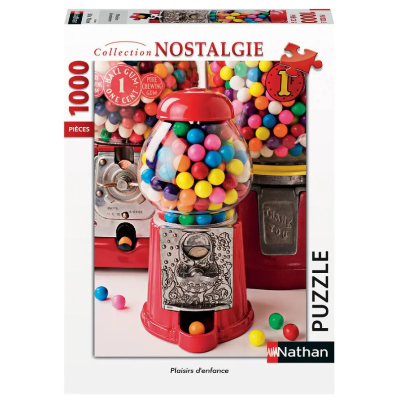 Ravensburger - Puzzle Nathan 1000 pièces - Plaisirs d'enfance