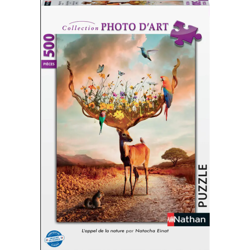 Nathan - Puzzle 500 pièces - L'appel de la nature