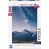 Nathan - Puzzle 500 pièces - La Voie lactée sur l?Aiguille Verte - Florian Riou