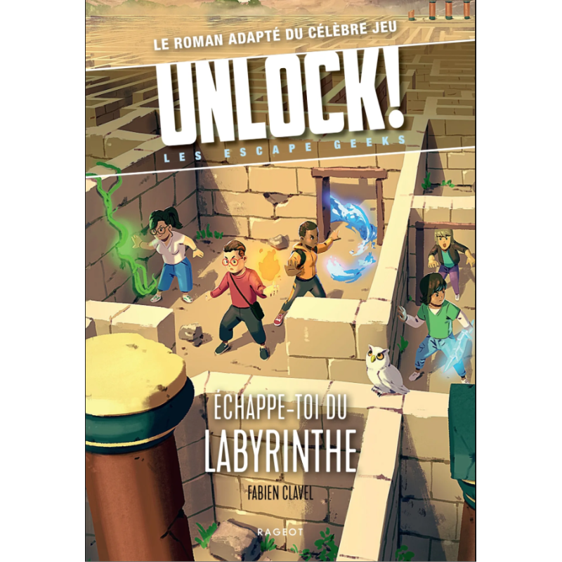 Asmodee - Livre d'énigmes - Unlock - Echappe toi du labyrinthe