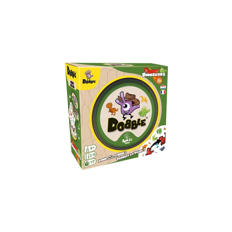 Asmodee - Jeu de société - Dobble Dinosaures