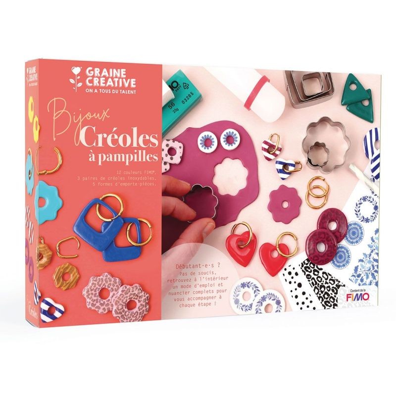 Graine créative - Coffret de bijoux pampilles interchangeables