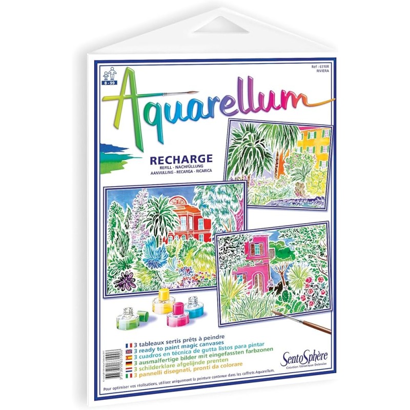 Sentosphère - Recharge aquarellum - Riviera