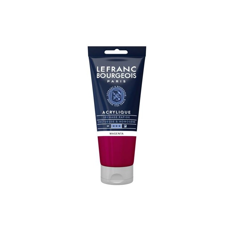 Lefranc Bourgeois - Acrylique fine - Magenta - 80ml