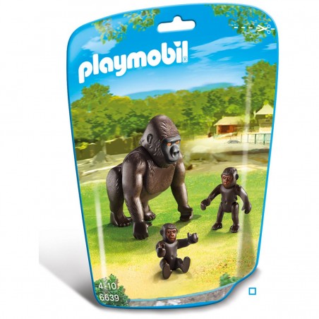 Playmobil - 6639 - City Life - Gorille avec bébés