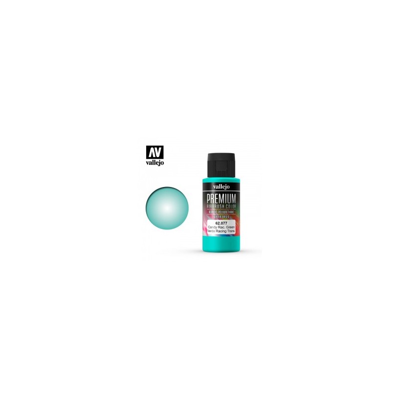 Vallejo - Peinture aérographe acrylique premium - Vert transparent - 60ml