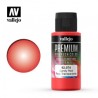 Vallejo - Peinture aérographe acrylique premium - Rouge transparent - 60ml