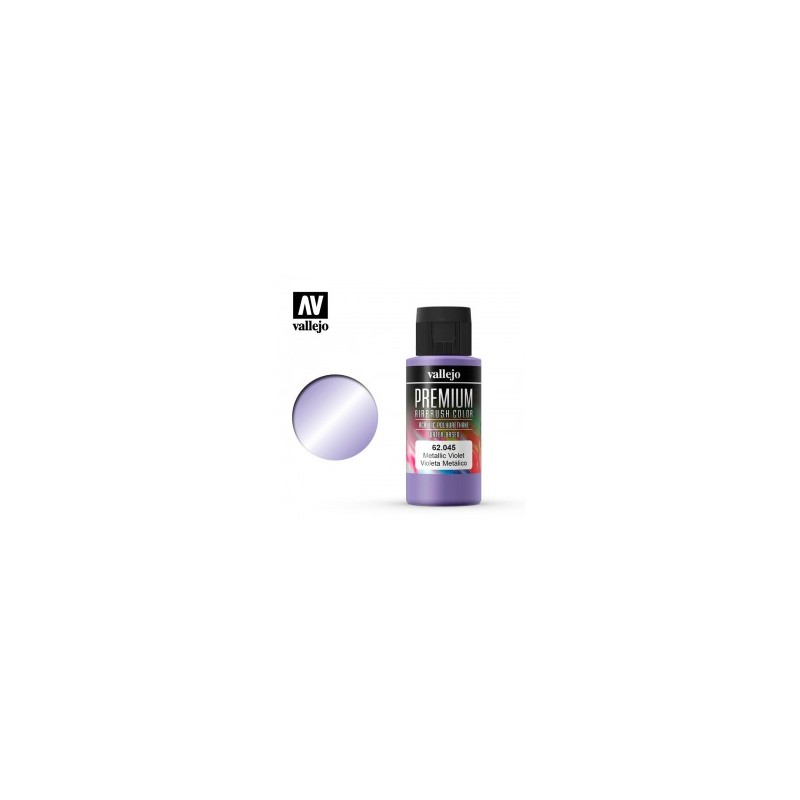 Vallejo - Peinture aérographe acrylique premium - Violet métallique - 60ml